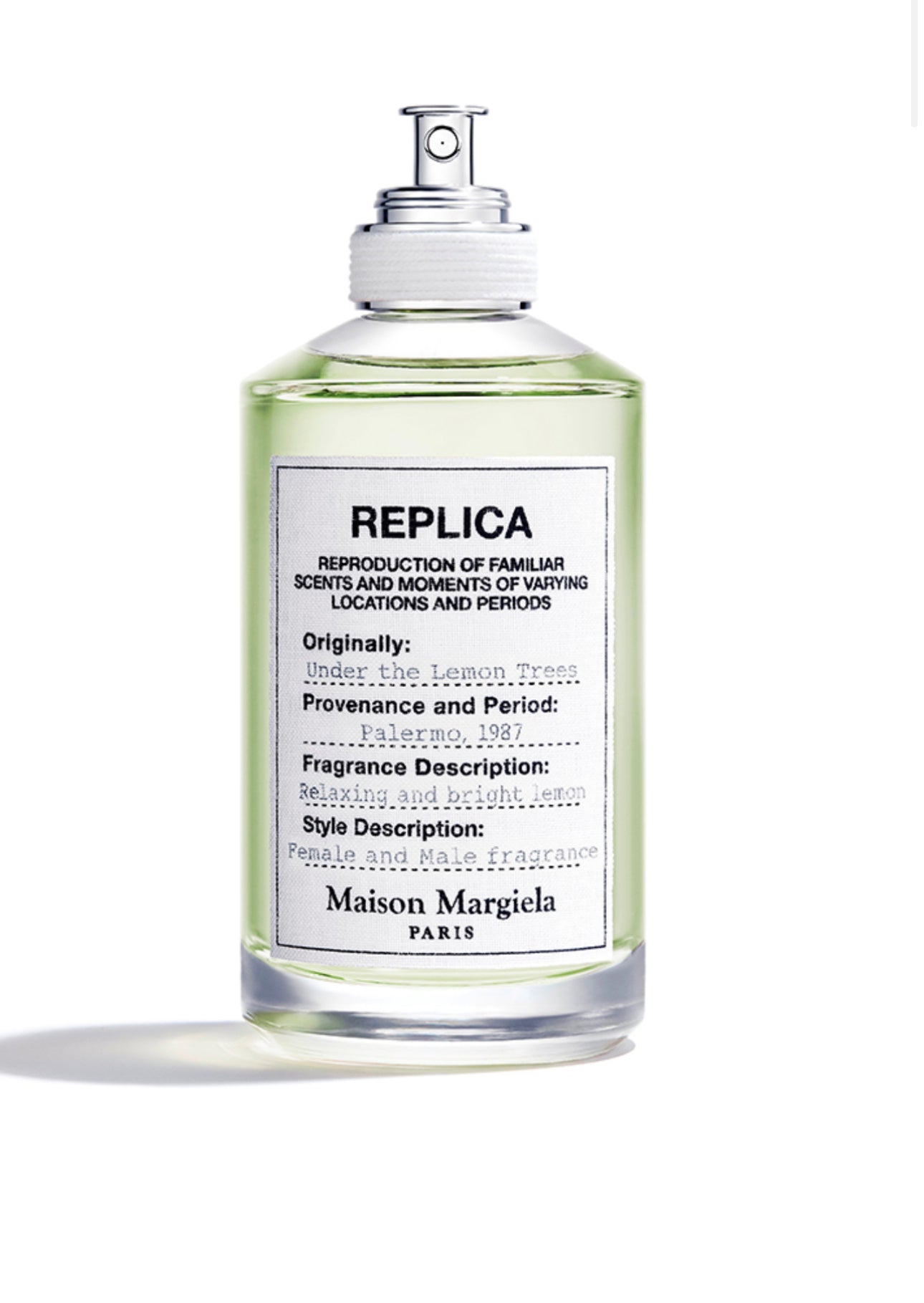 MAISON MARGIELA – REPLICA – UNDER THE LEMON TREES 100 ML